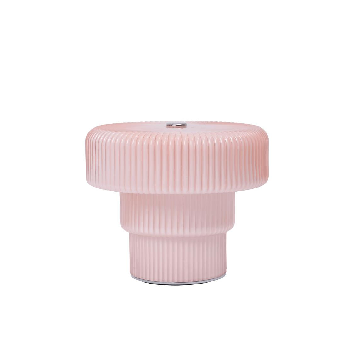 Ripple trådløs lampe, H10 cm - Pale Rose
