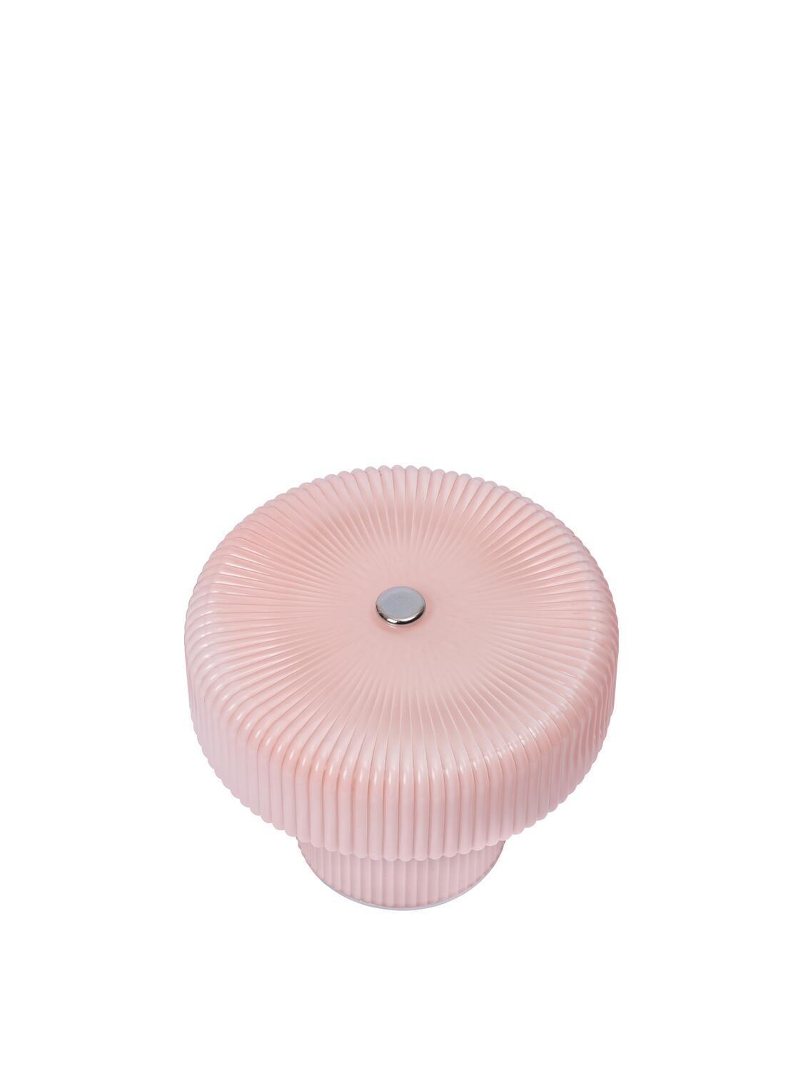Ripple trådløs lampe, H10 cm - Pale Rose