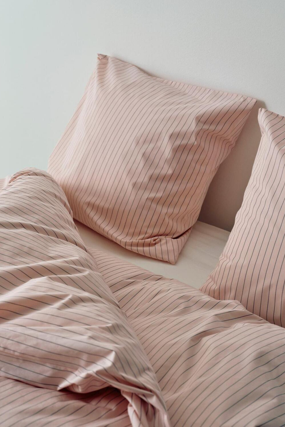 Fineline hovedpudebetræk, 63x60 cm - Soft Pink