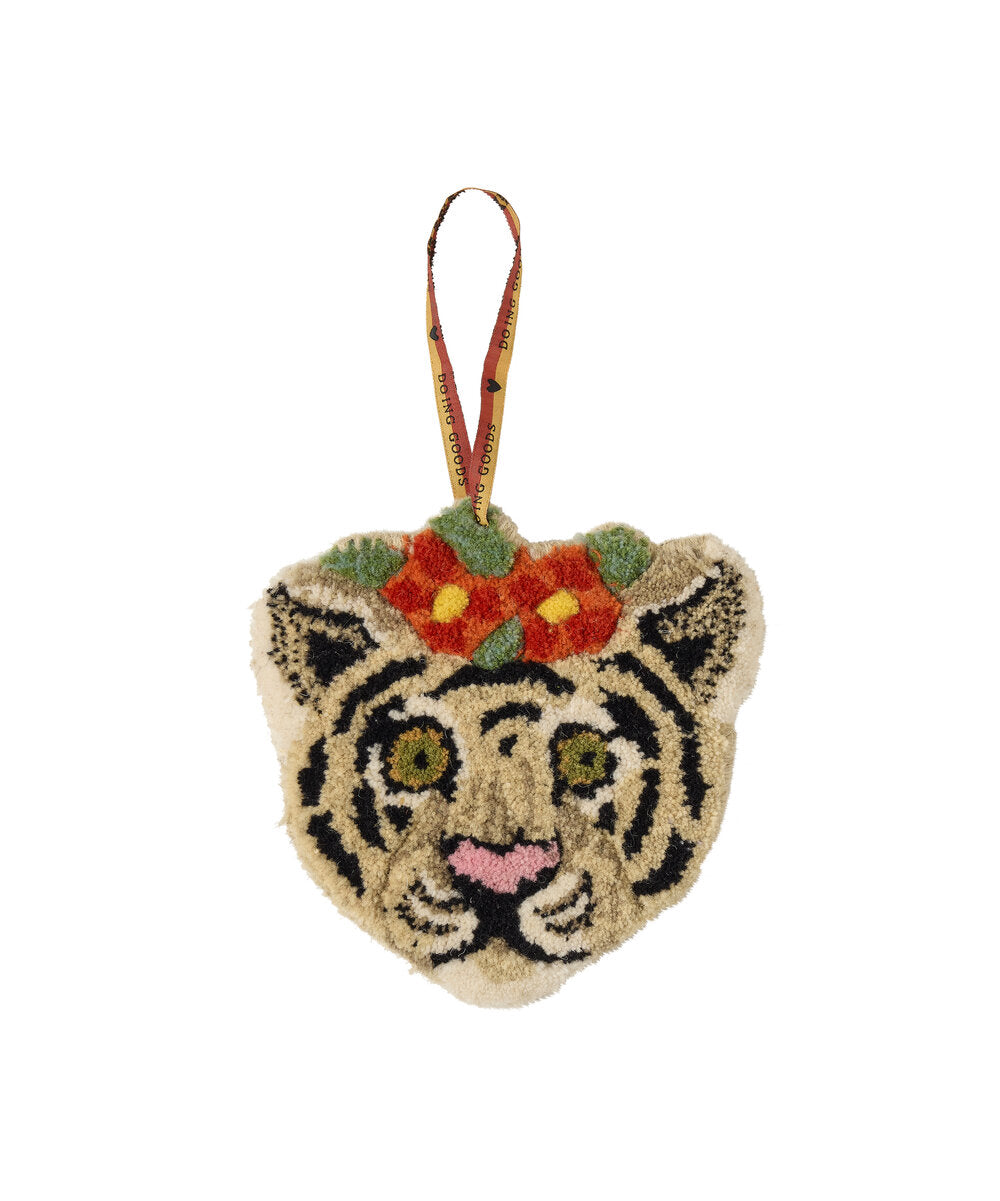 Floral White Tiger ophæng - Sand