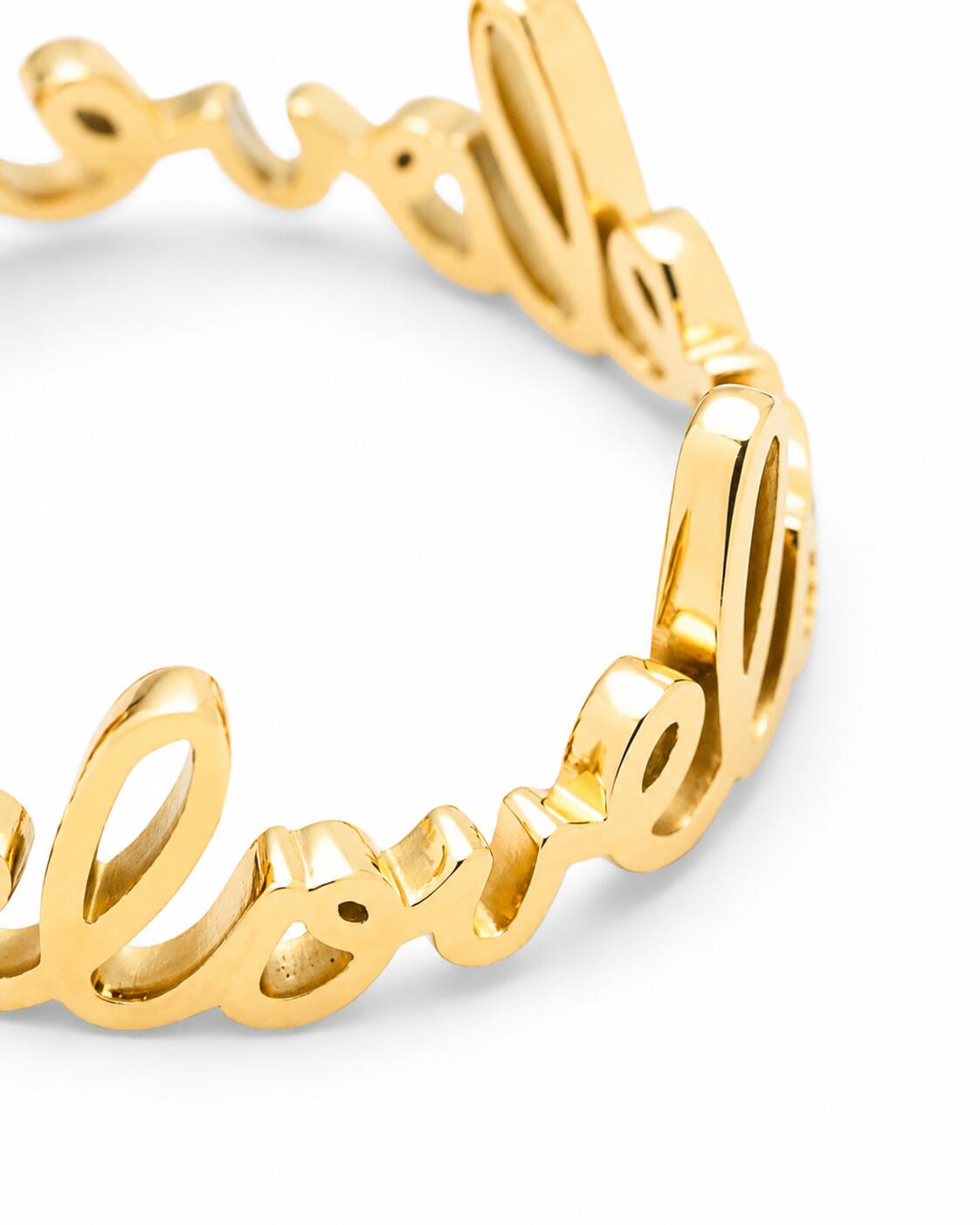 For My Love ring - forgyldt