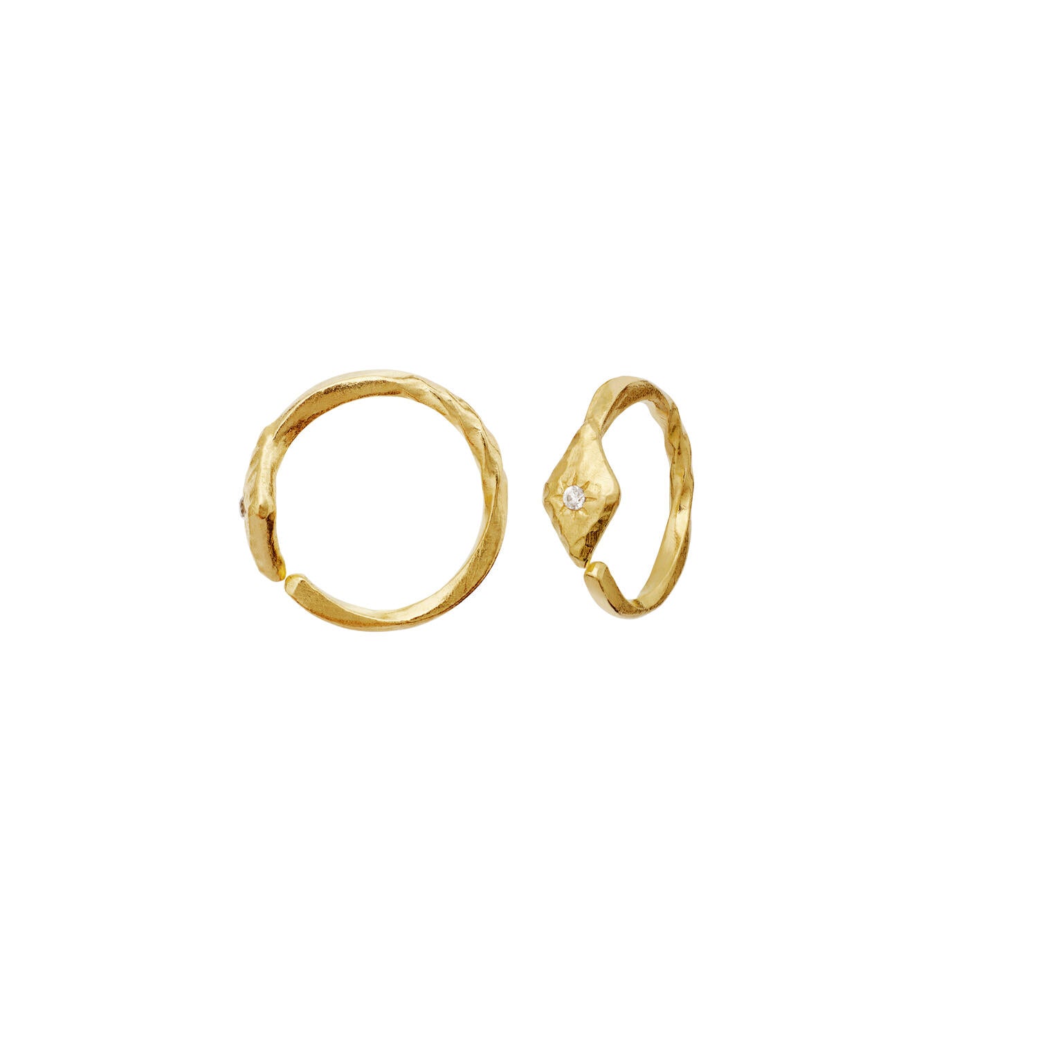Forte hoops - forgyldt