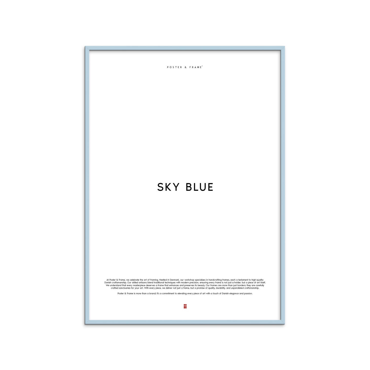 Træramme - Sky Blue