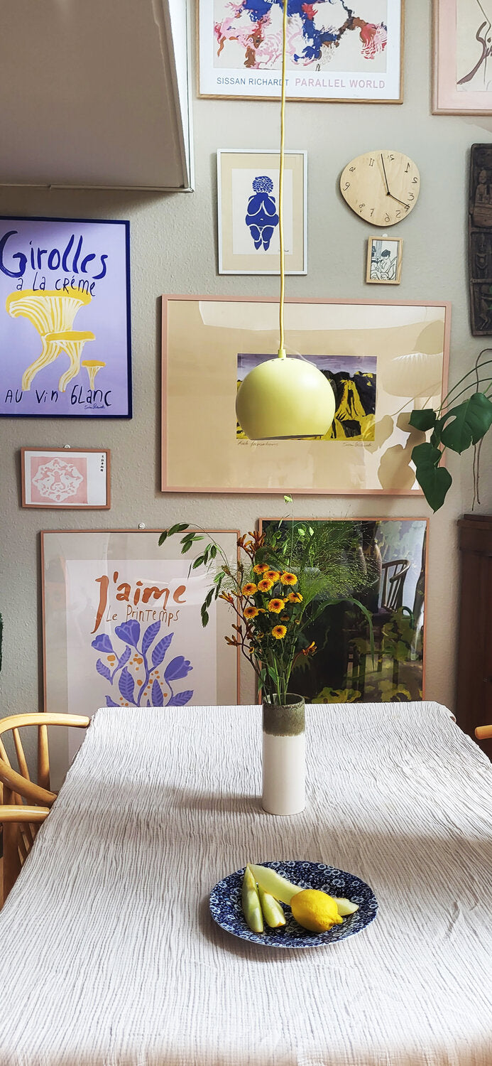 Limited Ball Pendel lampe, Ø18 - Lemonade