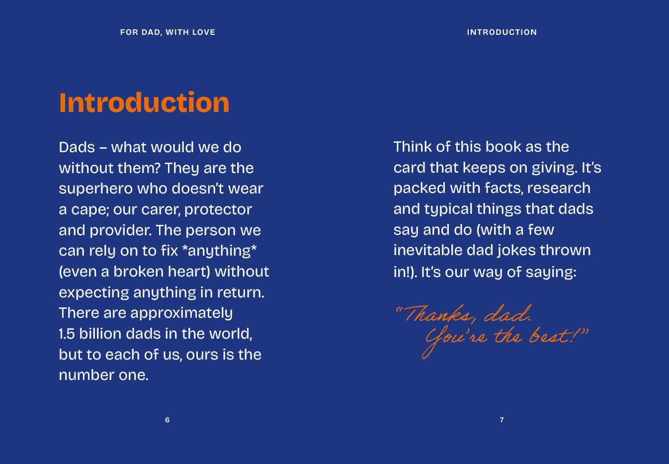 For Dad, With Love lommebog