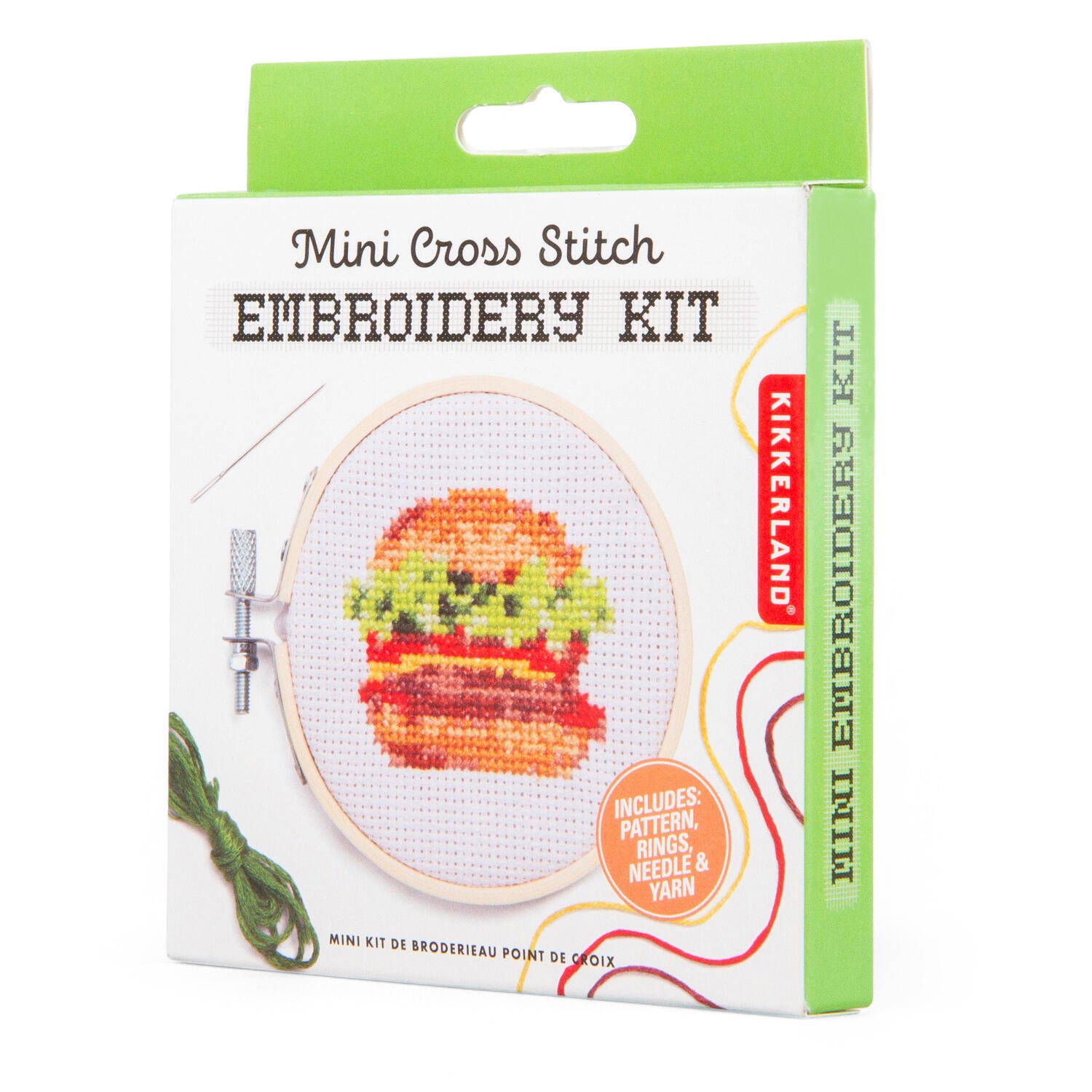 Burger broderikit - Ø9 cm