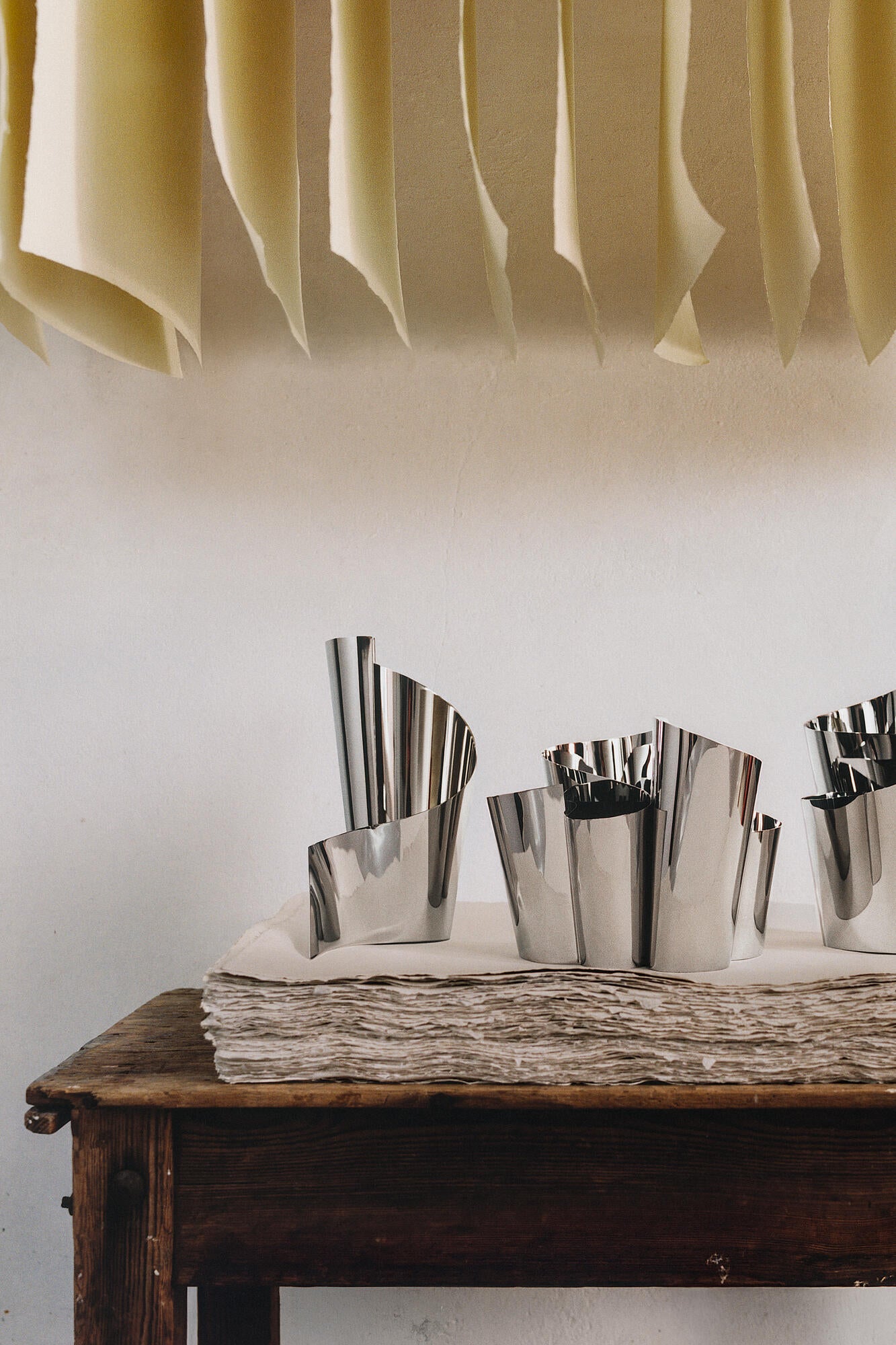 Fold vase, lille - Rustfrit Stål