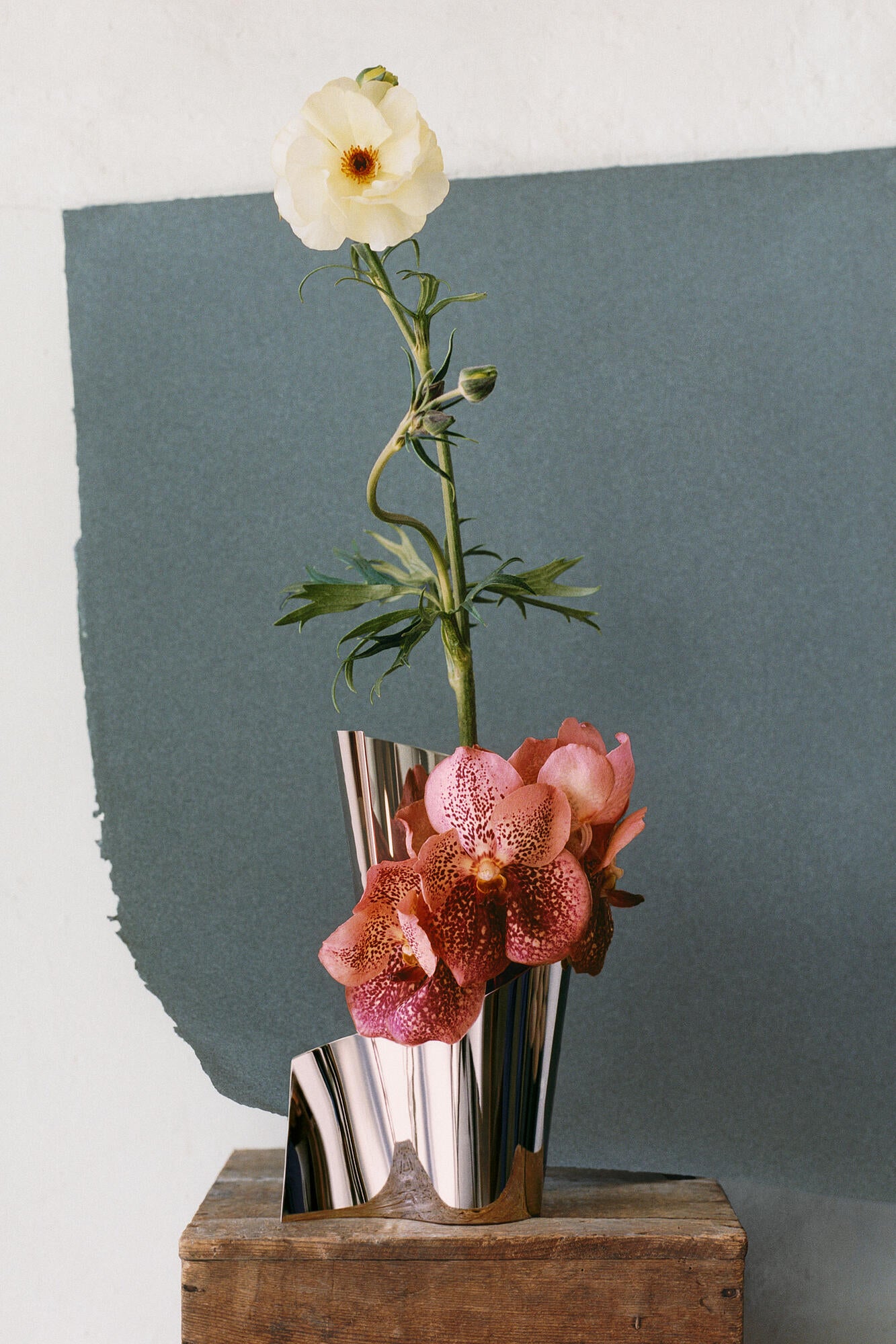 Fold vase, lille - Rustfrit Stål