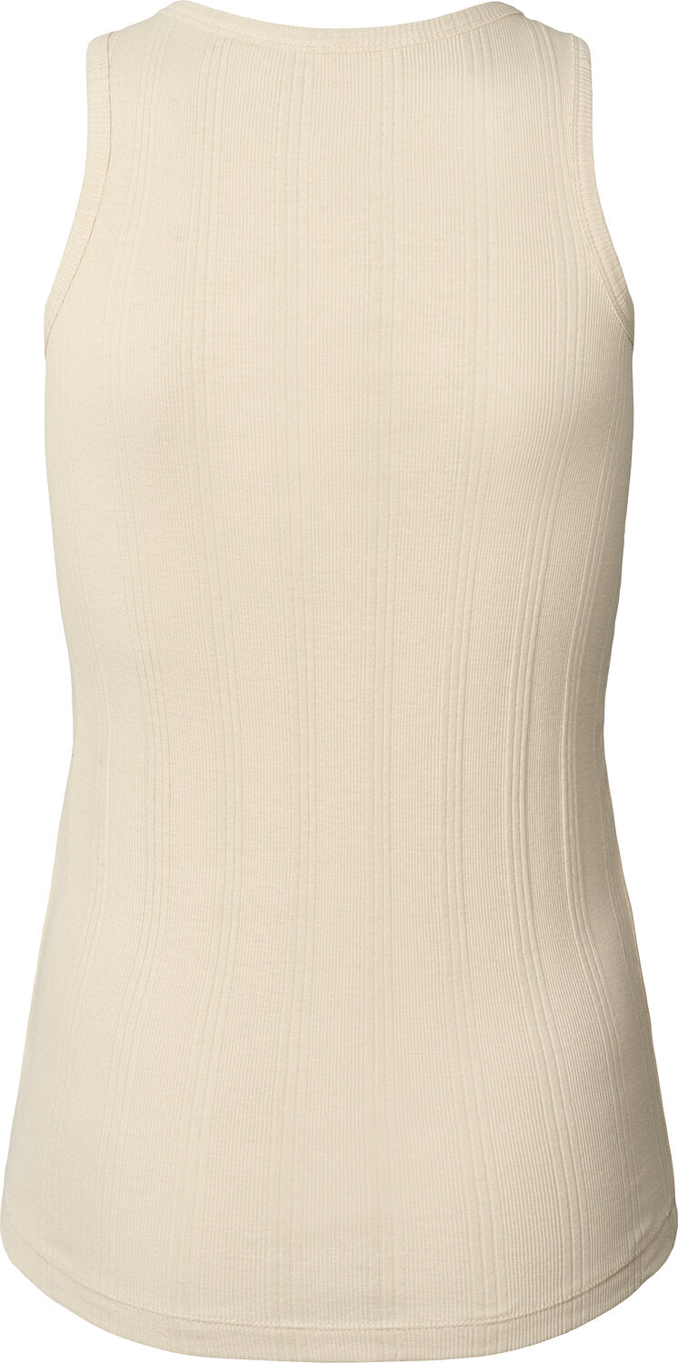 Alberte Drop needle tanktop - Ancient Grey