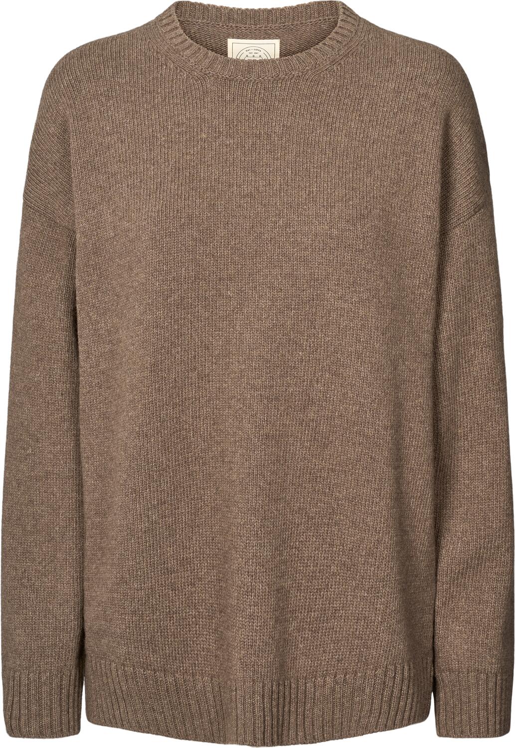 Emely Lambswool striktrøje - Mole Mel
