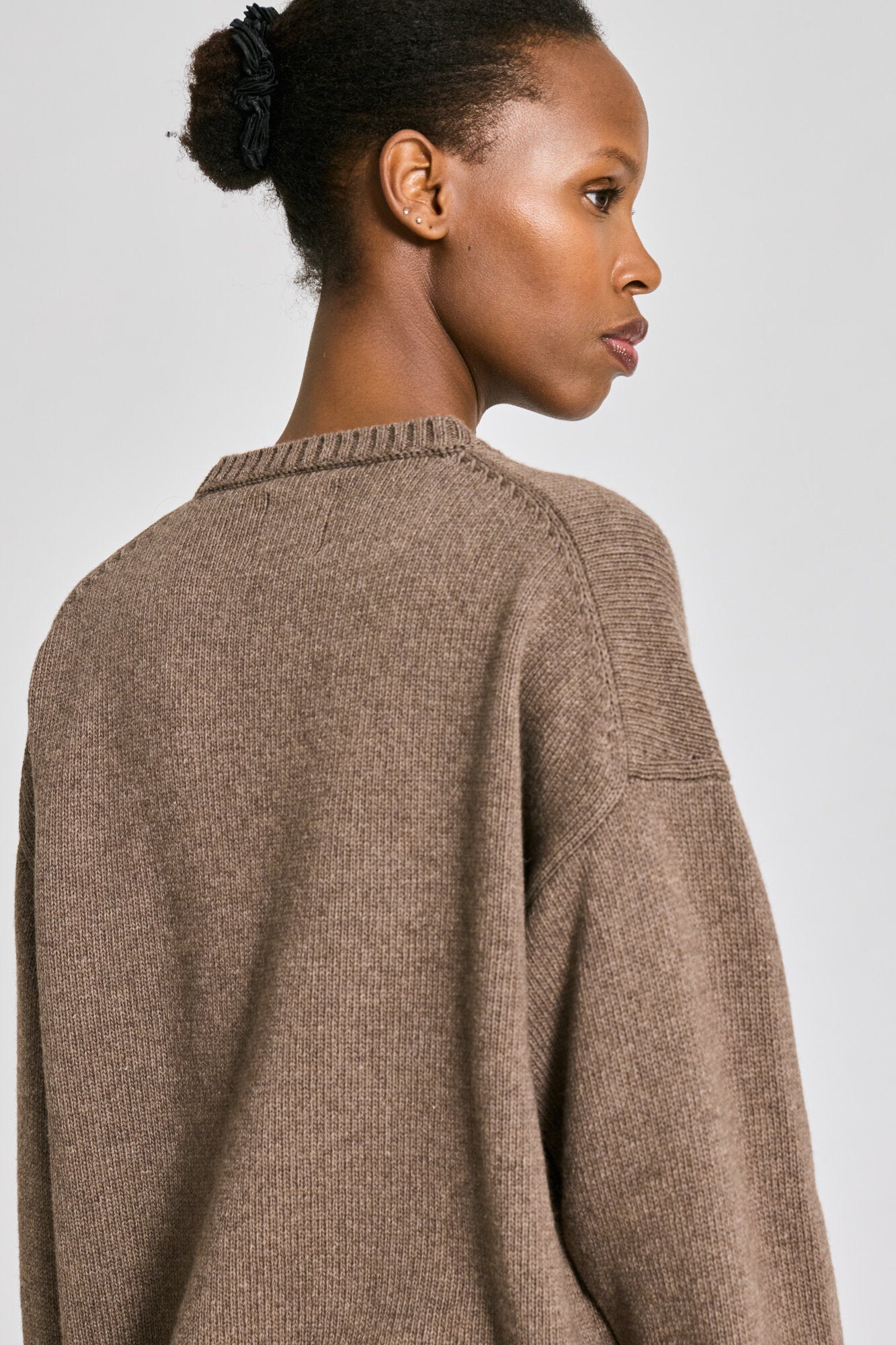 Emely Lambswool striktrøje - Mole Mel