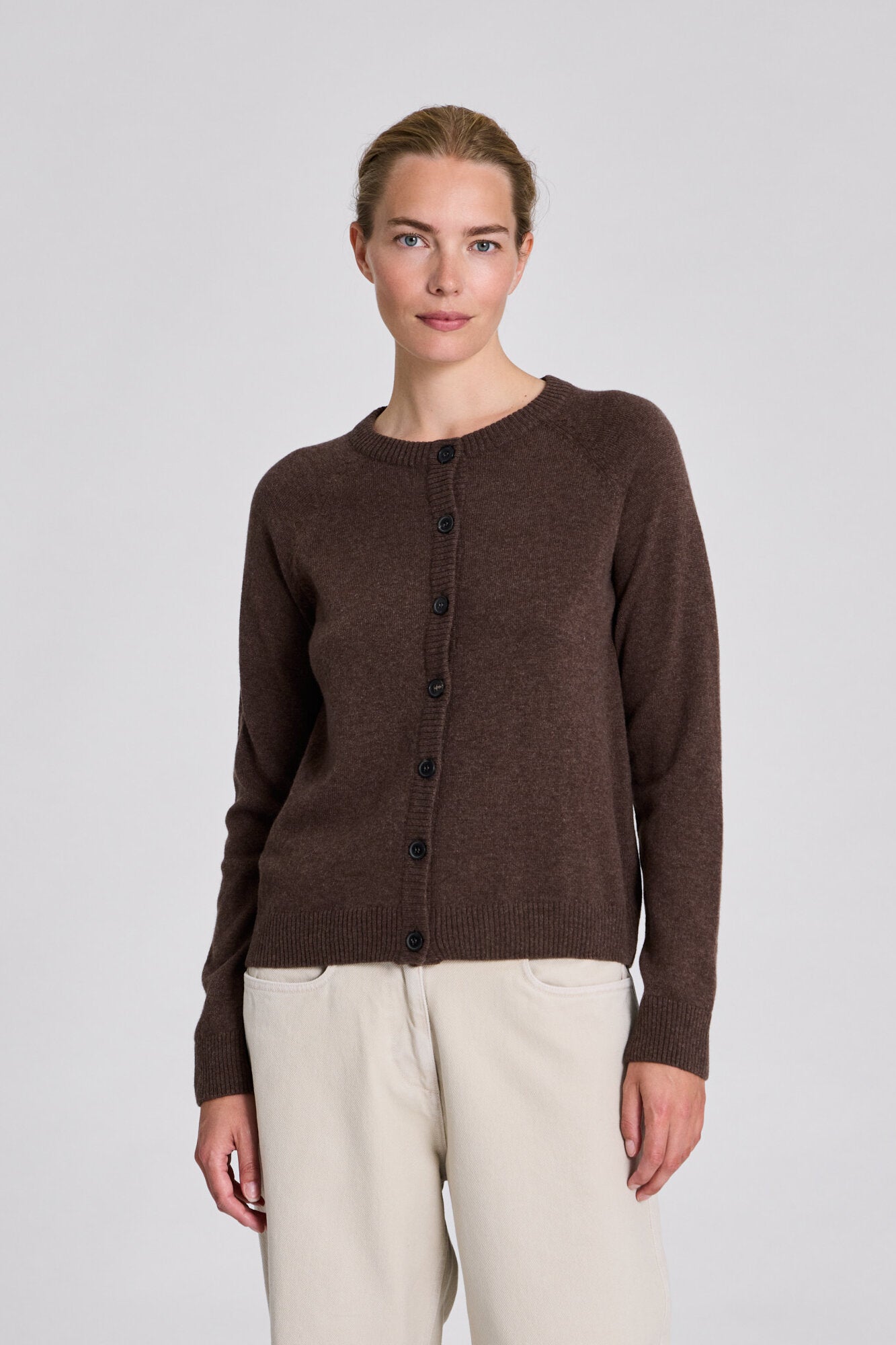 Gry uldcardigan - Major Brown