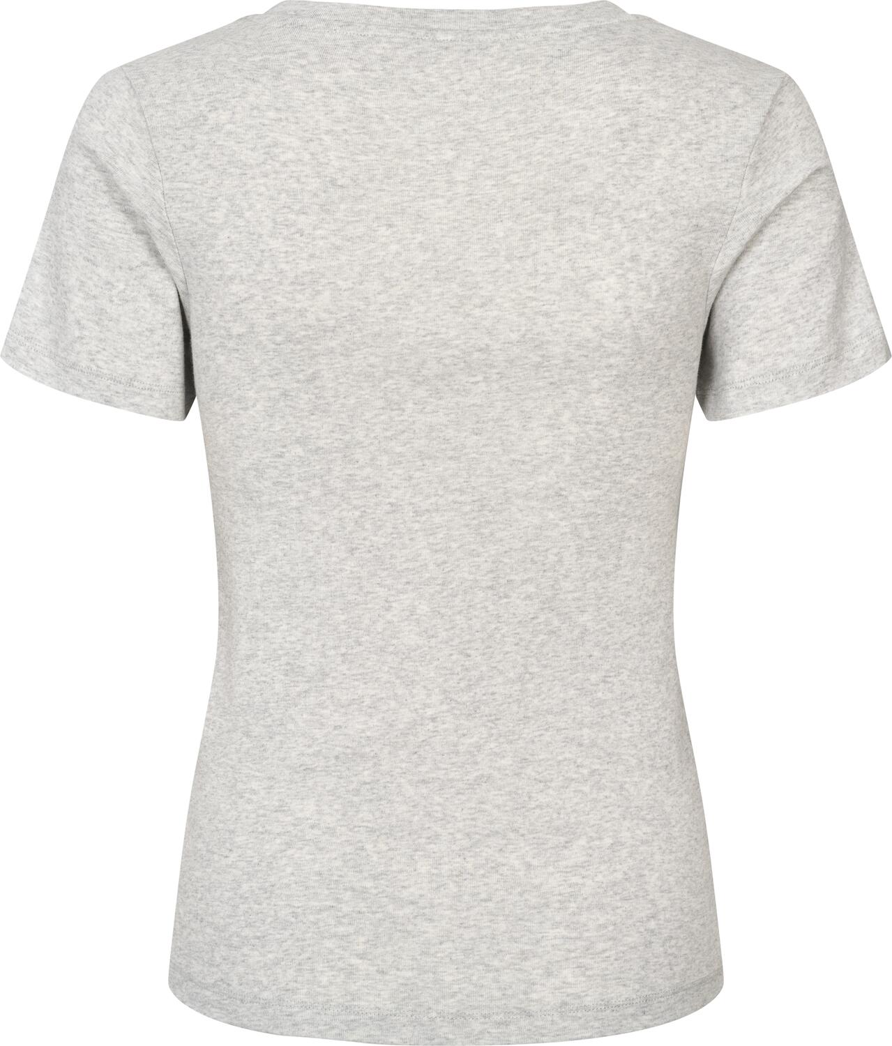 Trille Cotton t-shirt - Light Grey Mel