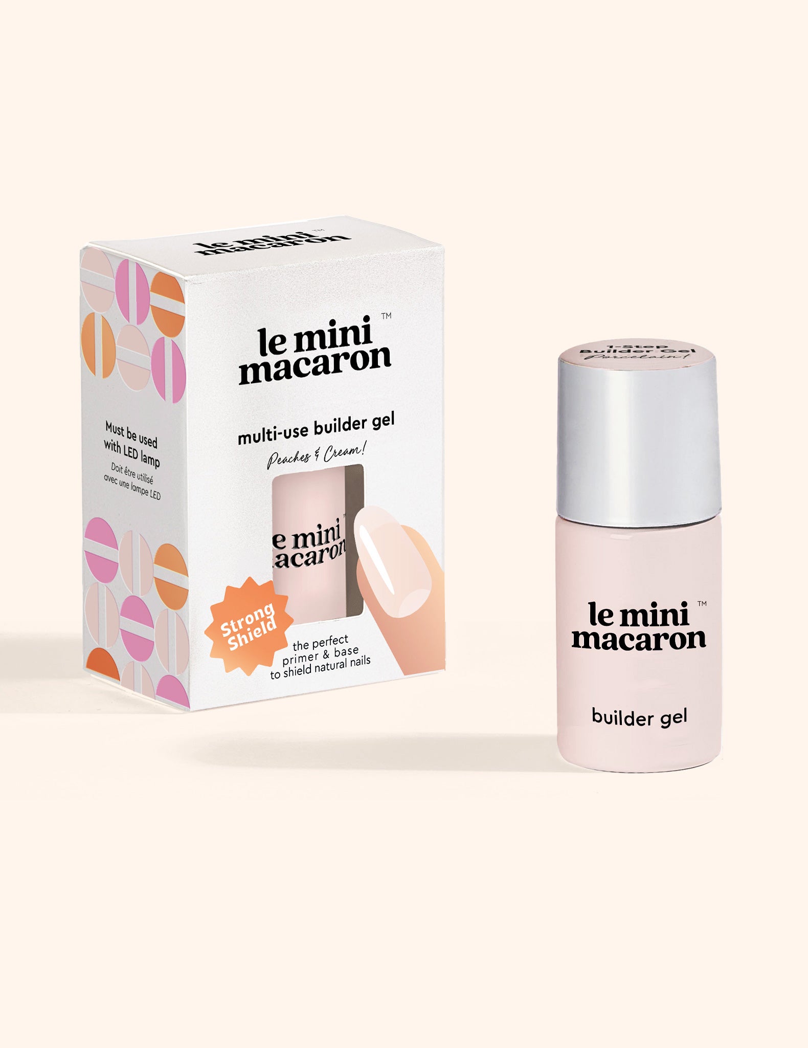 Single Builder Gel neglelak - Peaches & Cream
