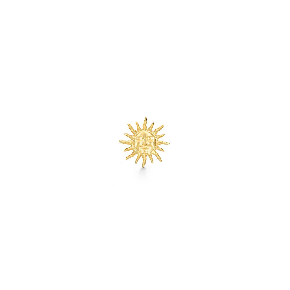 Sun ørestik - Forgyldt