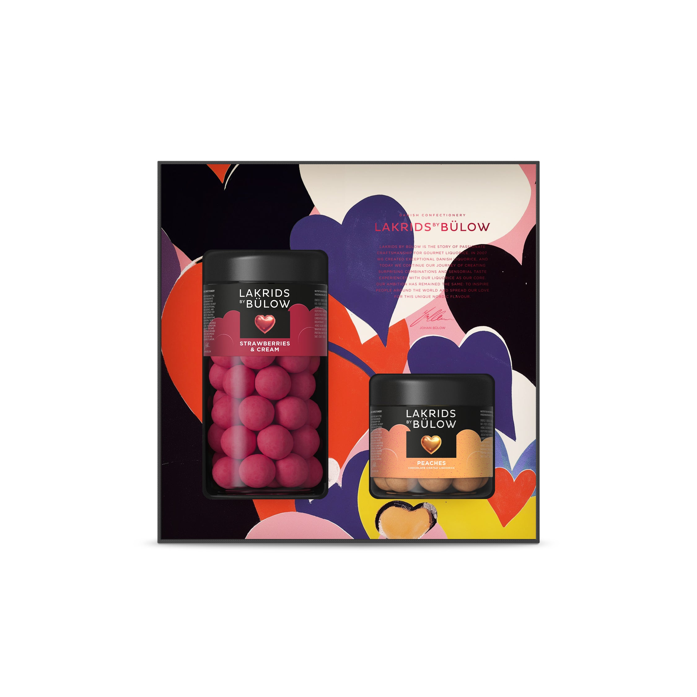 Black Box, regular & small - Strawberries & Cream/ Peaches