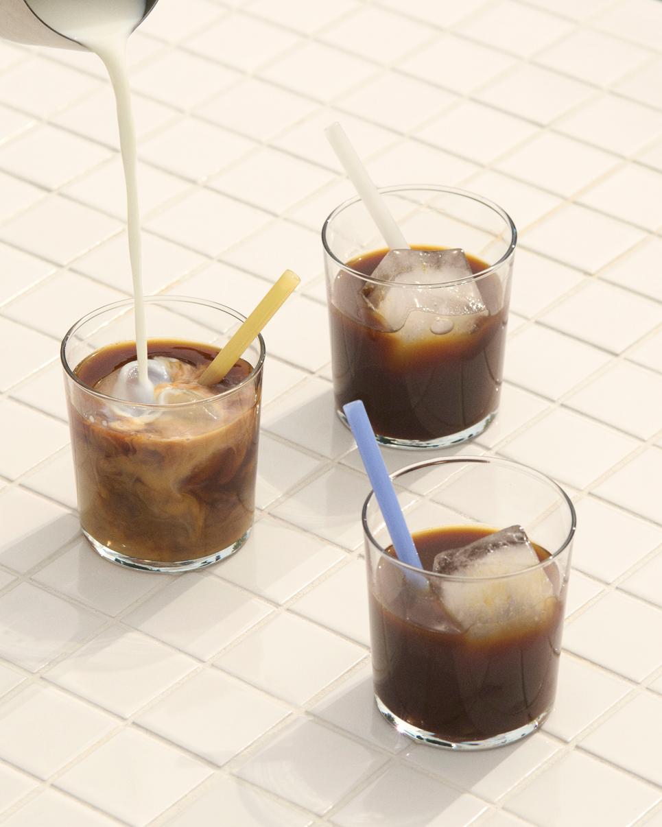 Vandglas, 4 stk - H9 cm.