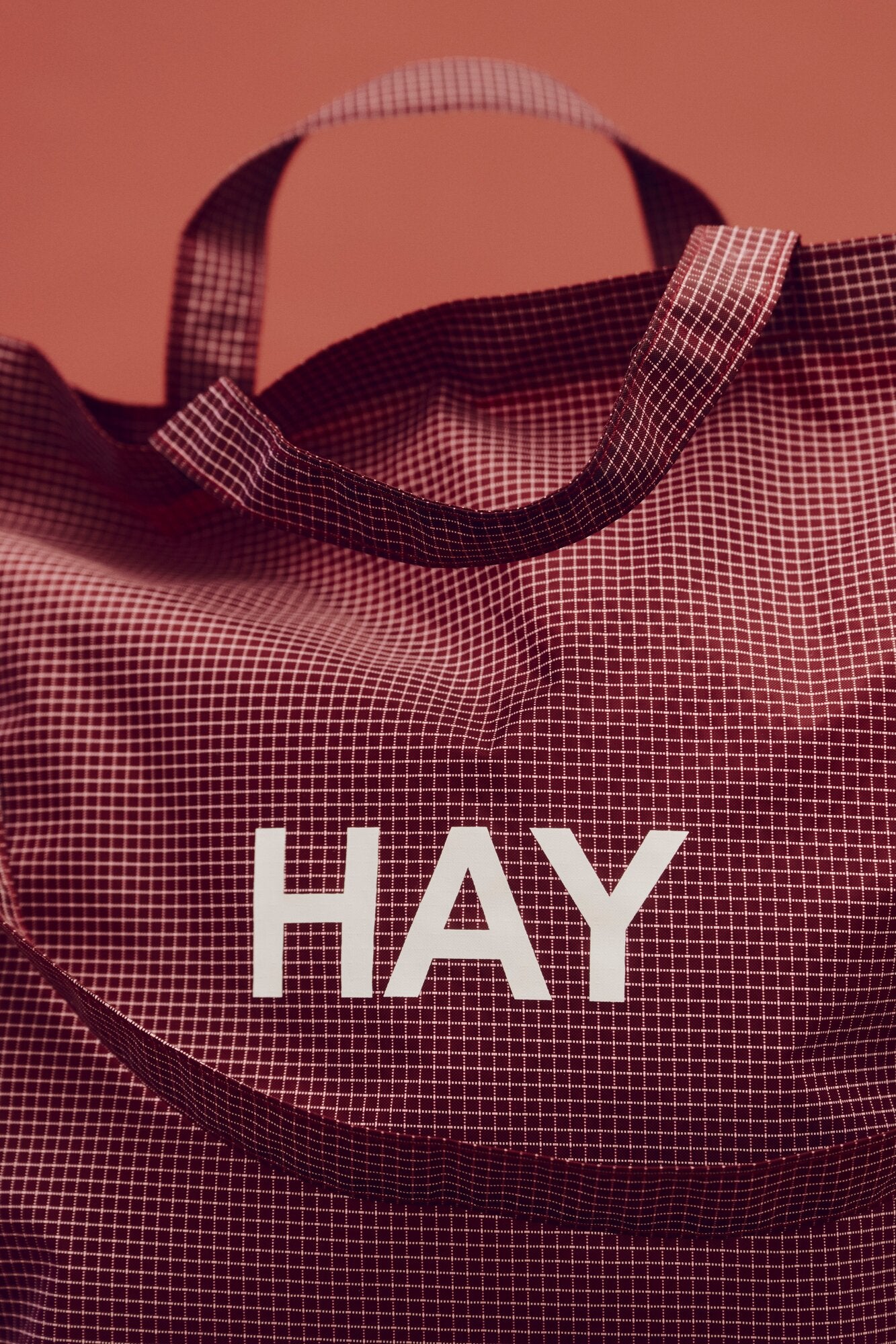 Grid crossbodytaske - Burgundy