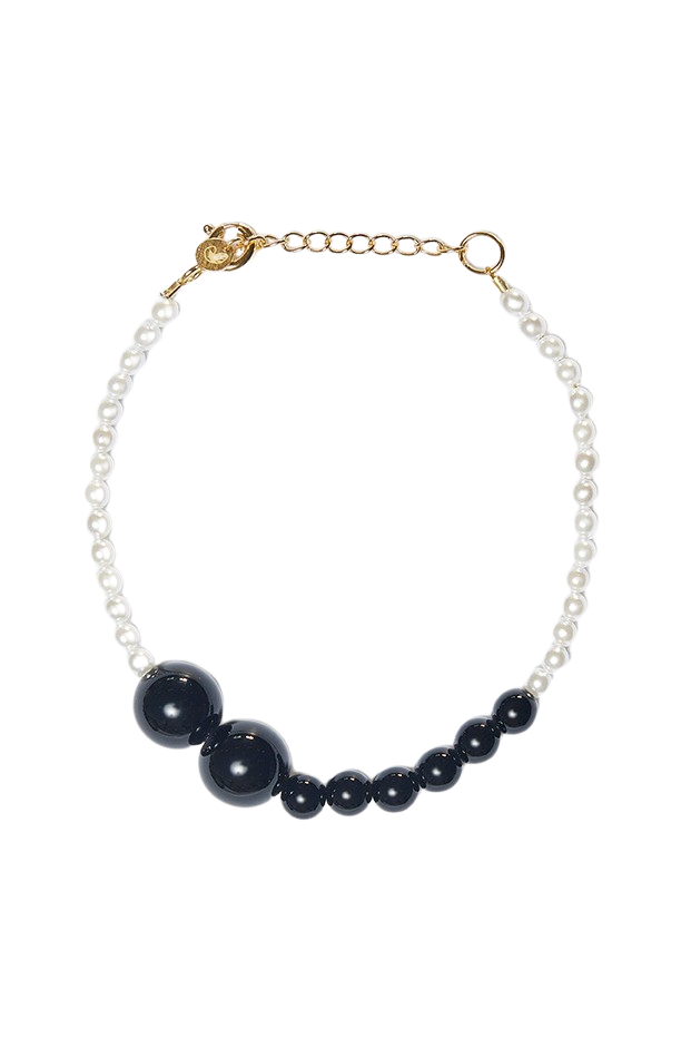 Grow armbånd - hvid/sort