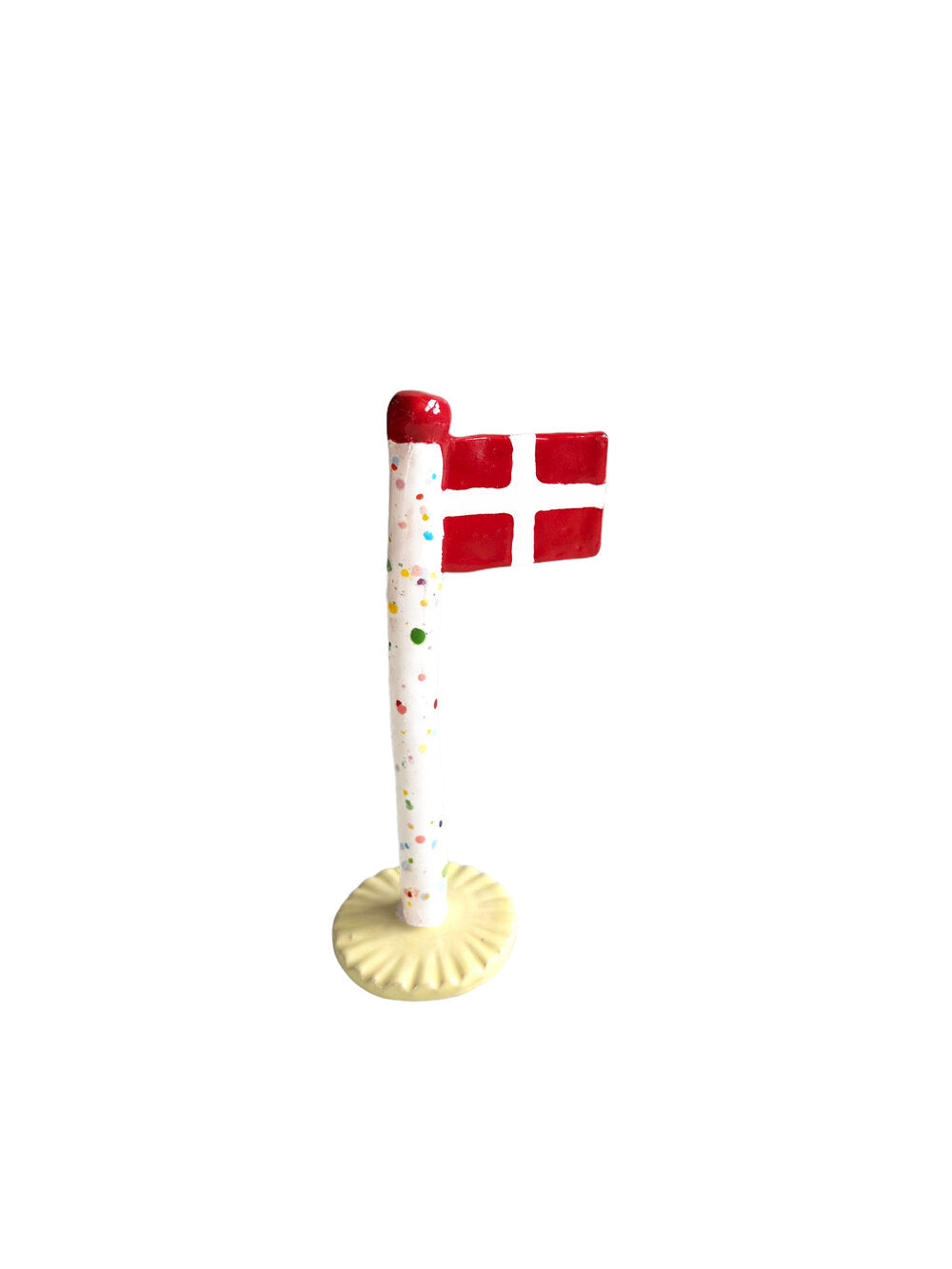 Keramik Flag, Pale Mirabelle - H23 cm.