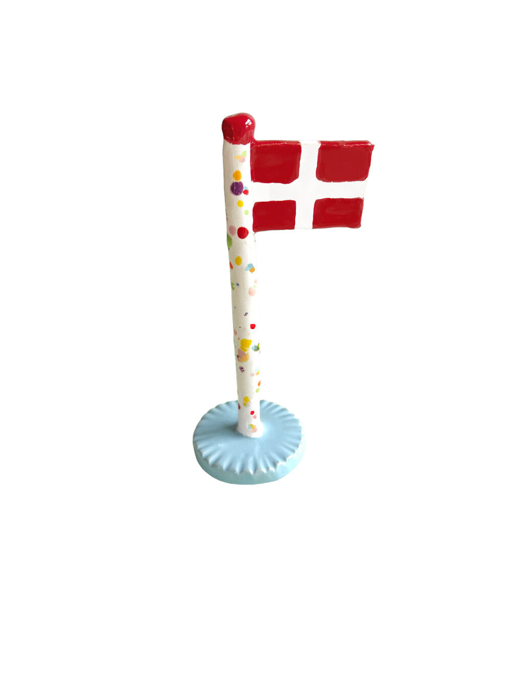 Keramik Flag, Sky Diver - H23 cm.