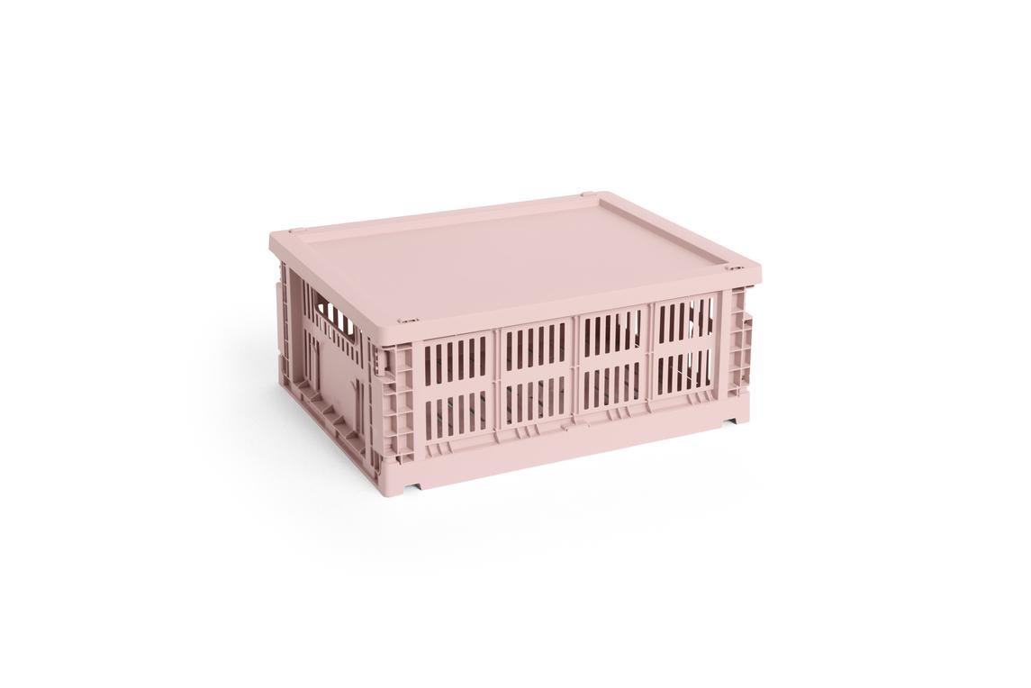 Colour Crate Plastic låg, M - Blush