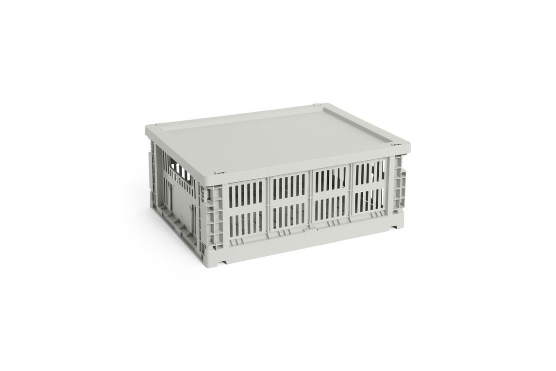 Colour Crate Plastic låg - Grey