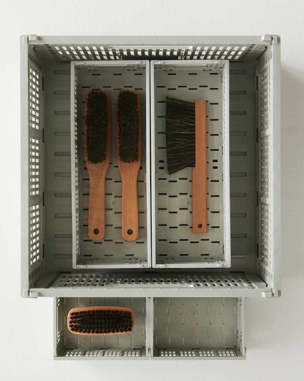 Colour Crate Oblong kasse, mini - Grey