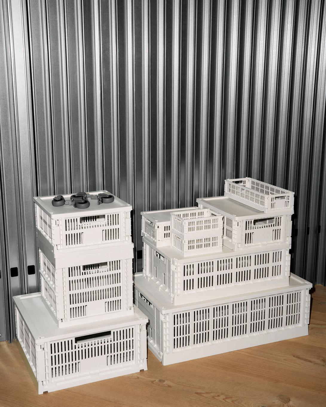 Colour Crate Oblong kasse, mini - Off-white