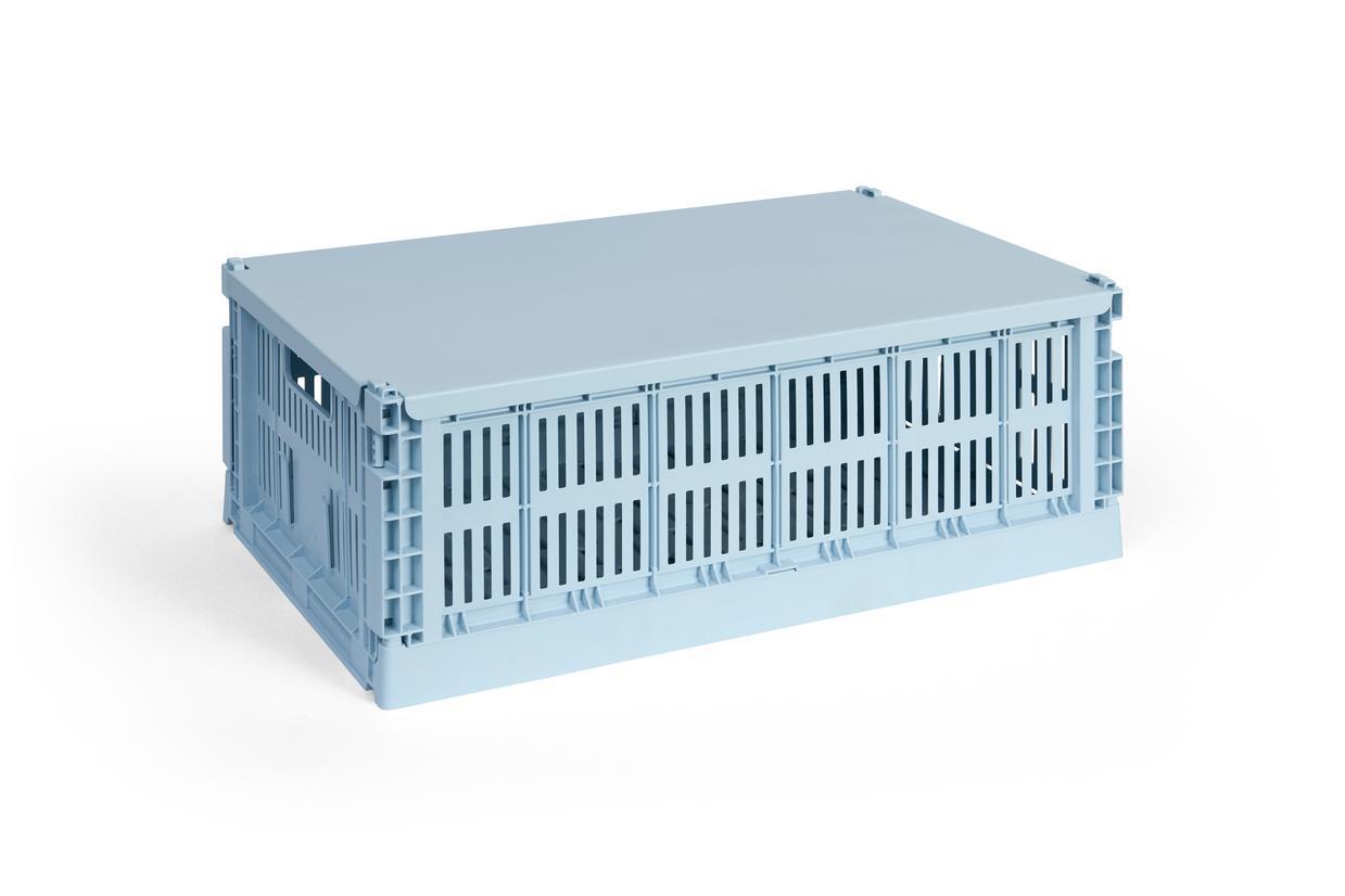 Colour Crate Metal låg - Soft blue