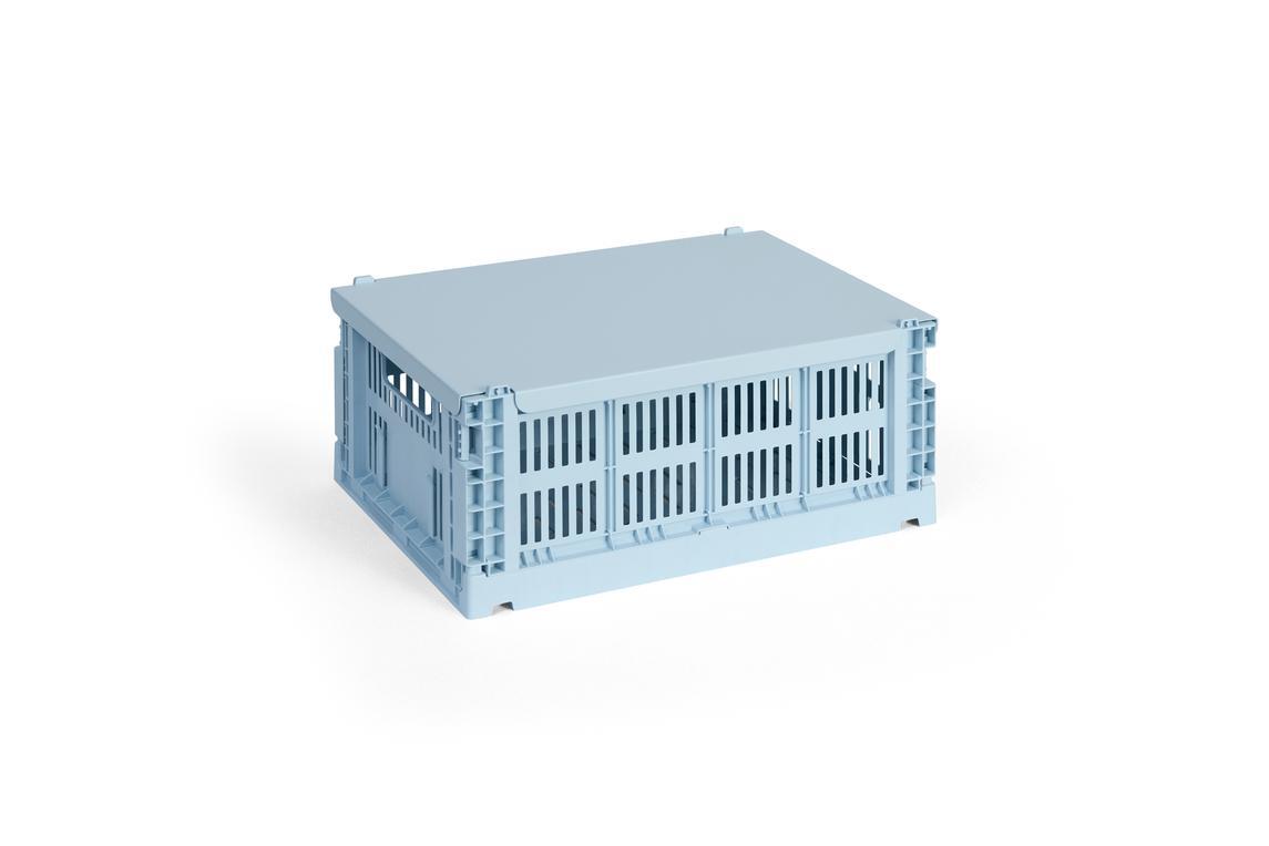 Colour Crate Metal låg - Soft blue