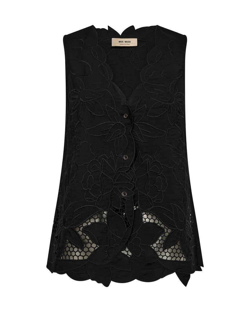 Daima Brodie Top - sort