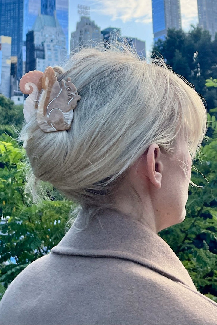 Squirrel hårklemme