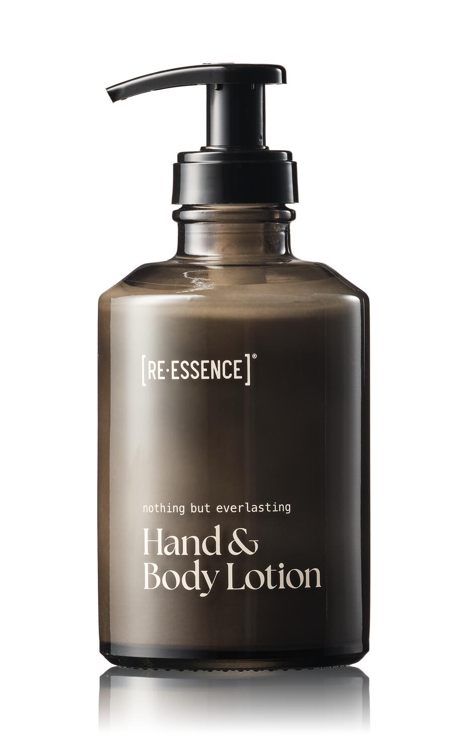 Hand & Body Lotion m. genanvendelig glasdispencer - Lavender/Pine needle