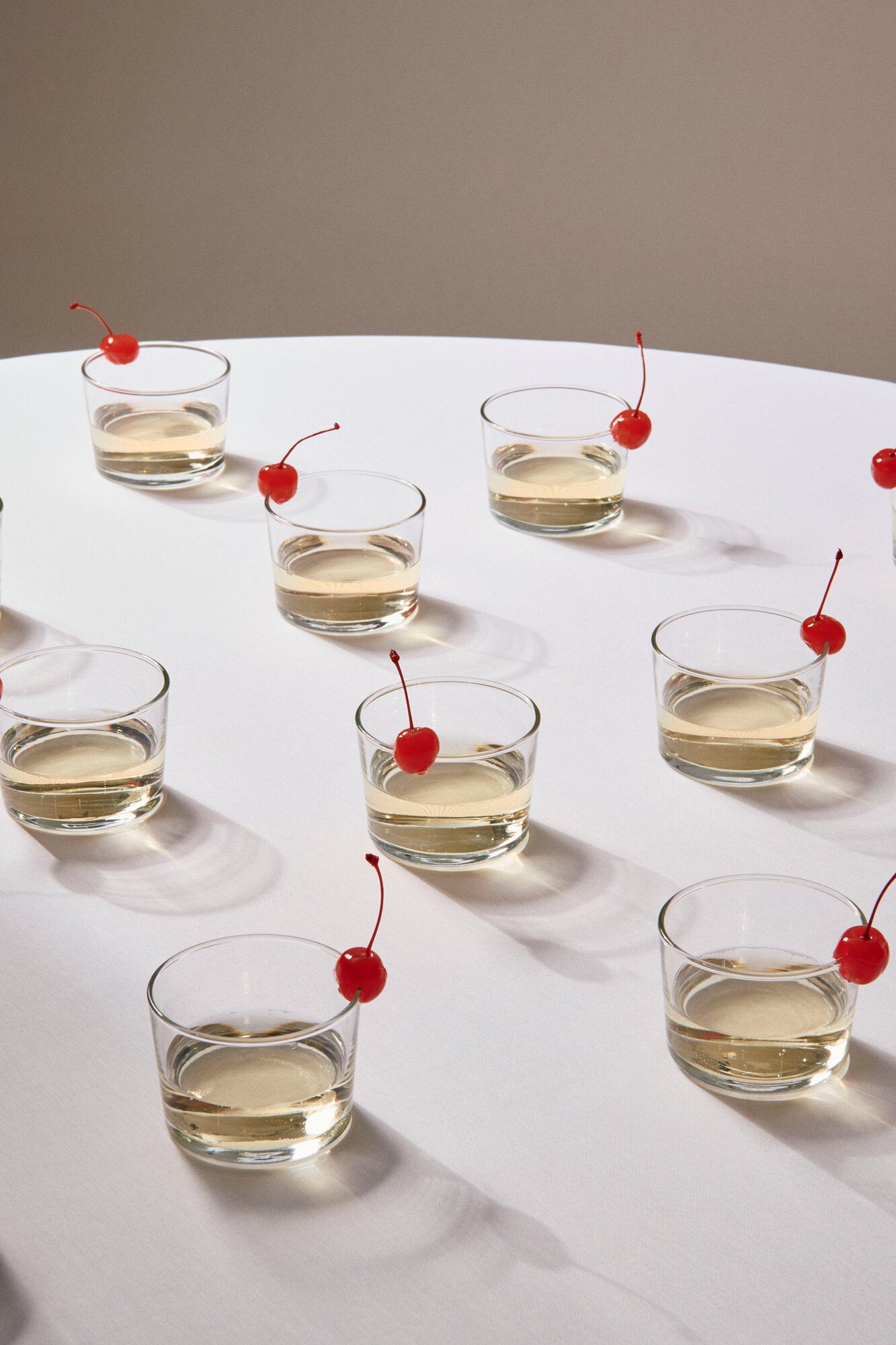 Vandglas, 4 stk - H6 cm.