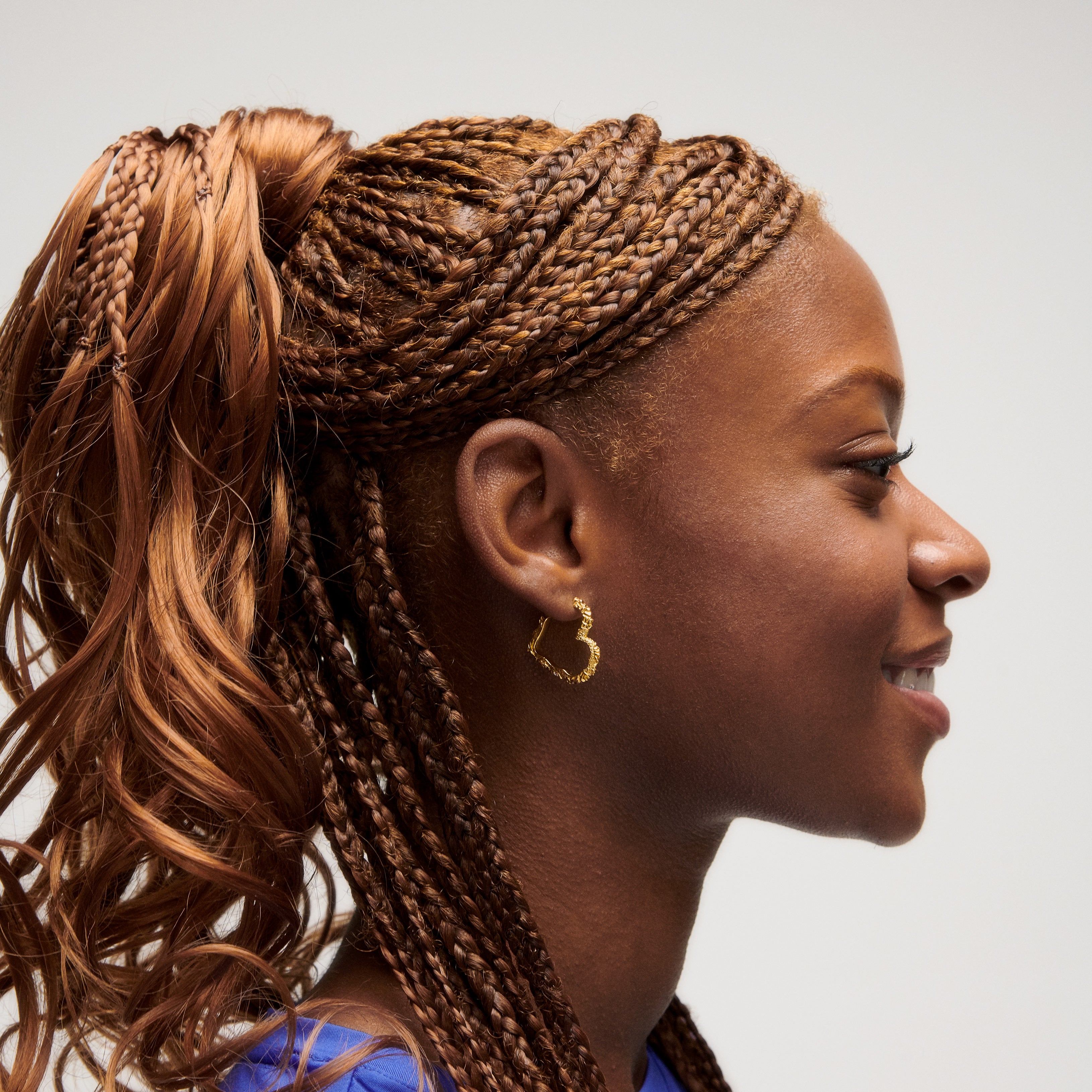 Heart Crush hoops - forgyldt