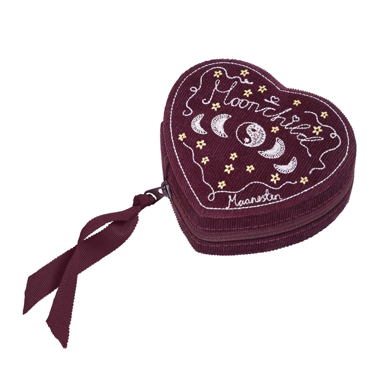 Heart smykkeskrin - Maroon