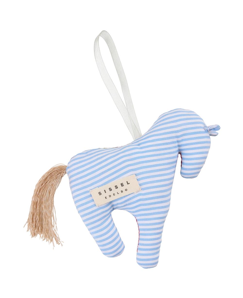 Hellen Horse juleophæng - Blue Stripes