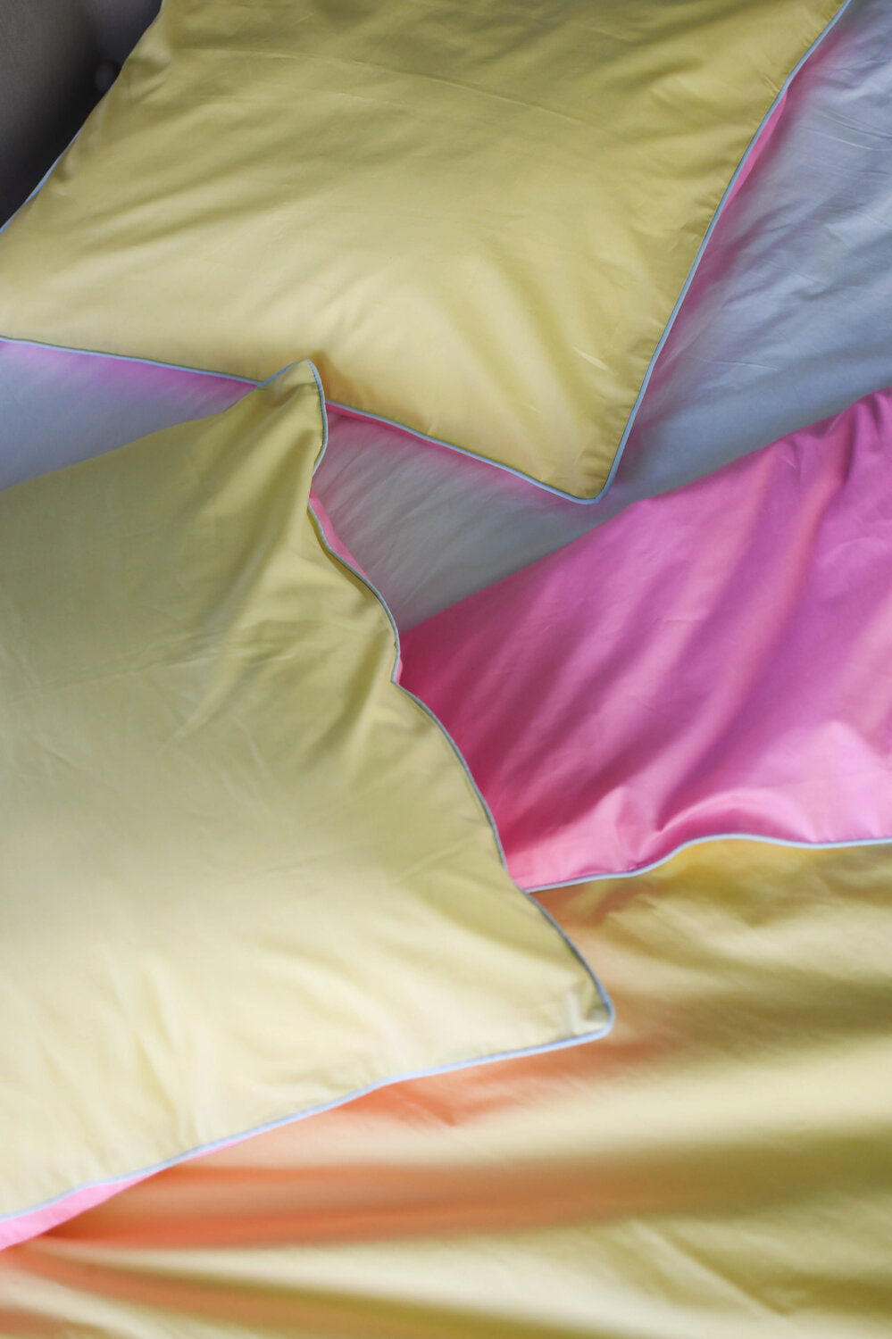 Color Combo sengesæt - gul/pink