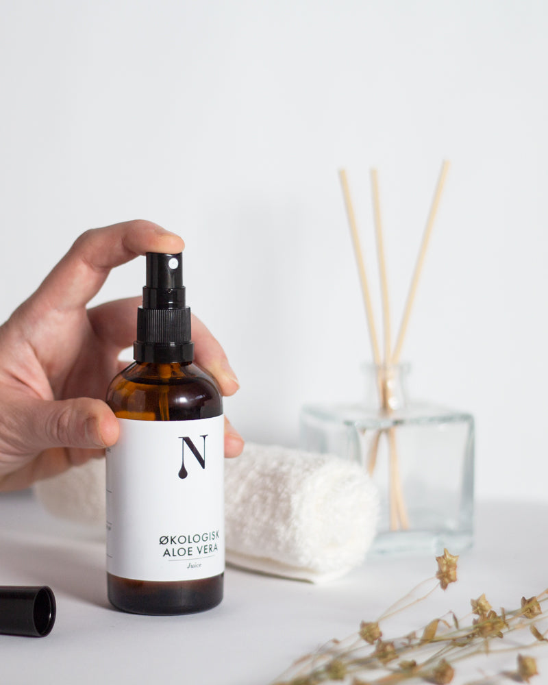 Økologisk Aloe Vera Juice ansigtsmist - 100 ml.
