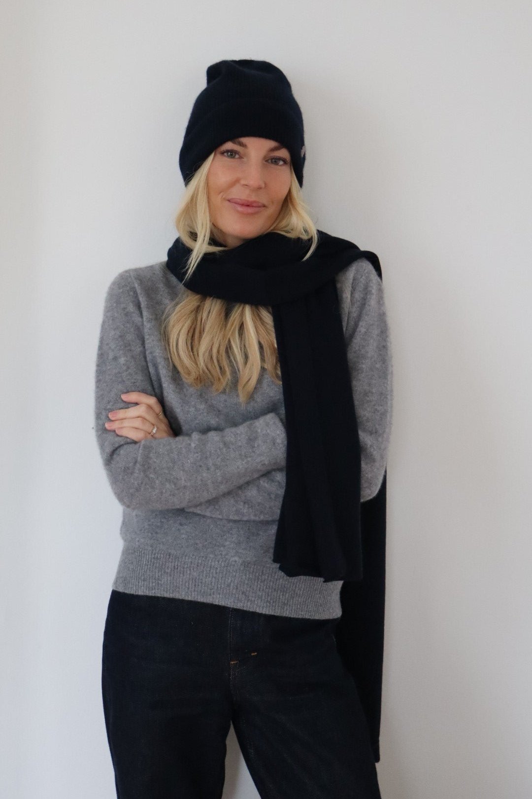 Solid Cashmere hue - sort
