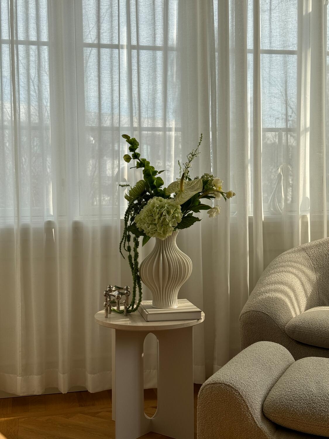 Forma vase, Pearl - H30 cm