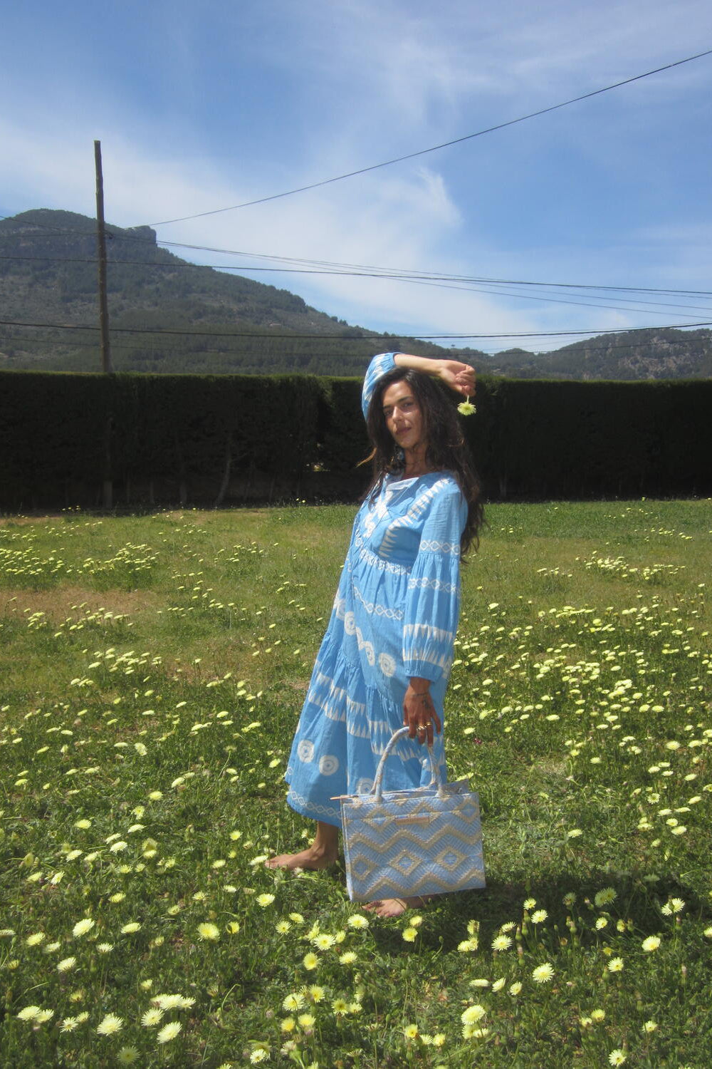 La Rambla shopper, mellem - Aquamarine