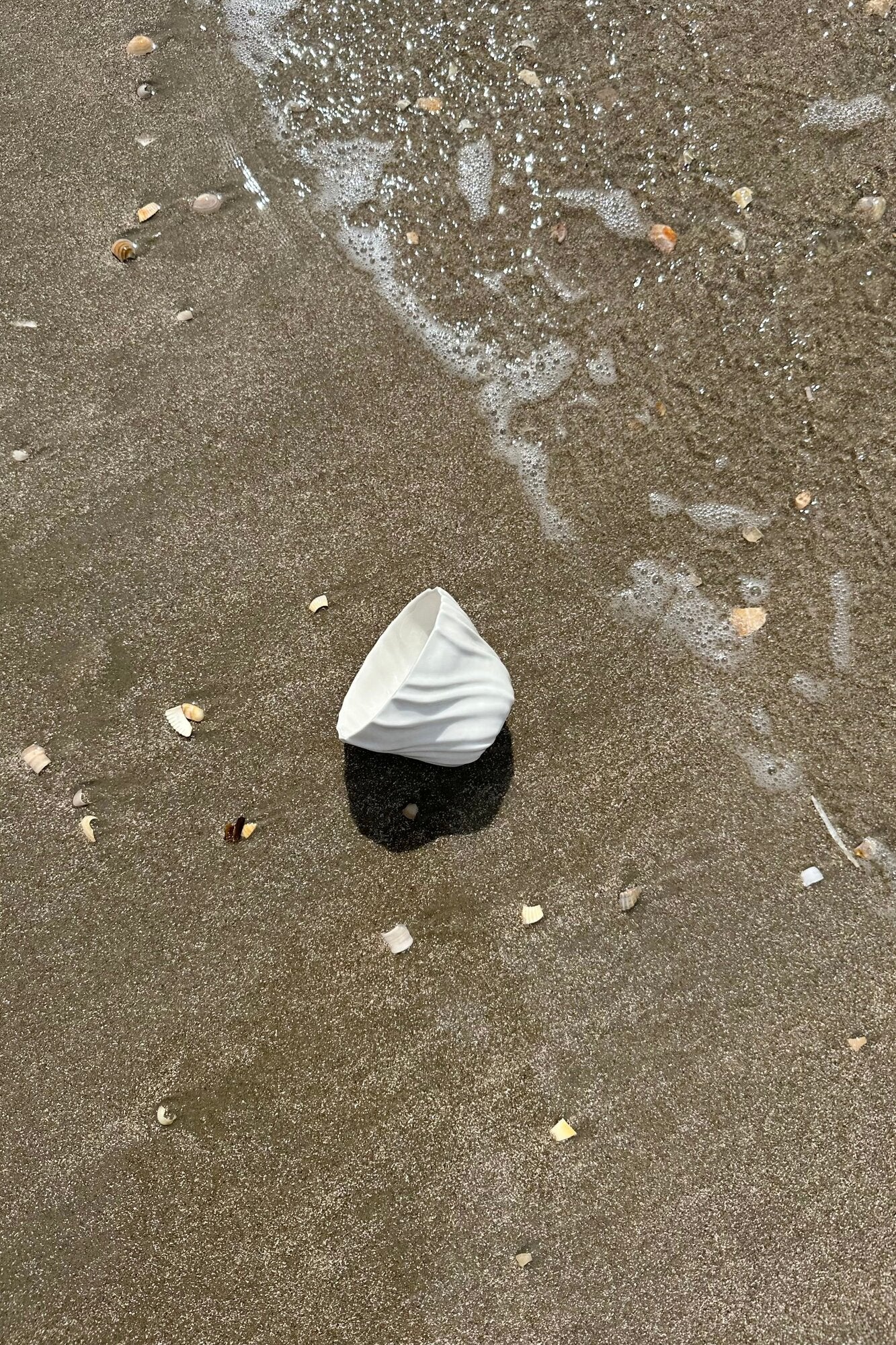 Tidevandskop, Ø10 cm - hvid
