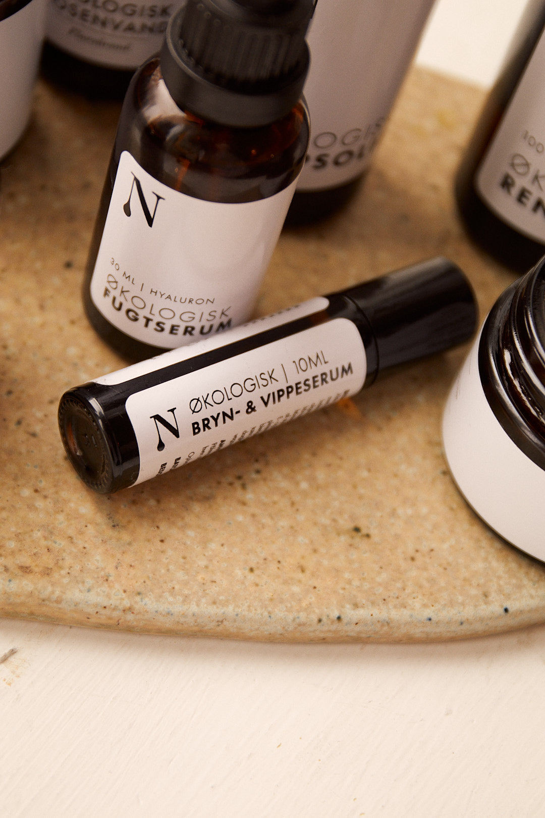 Økologisk bryn- & vippeserum -  10 ml.