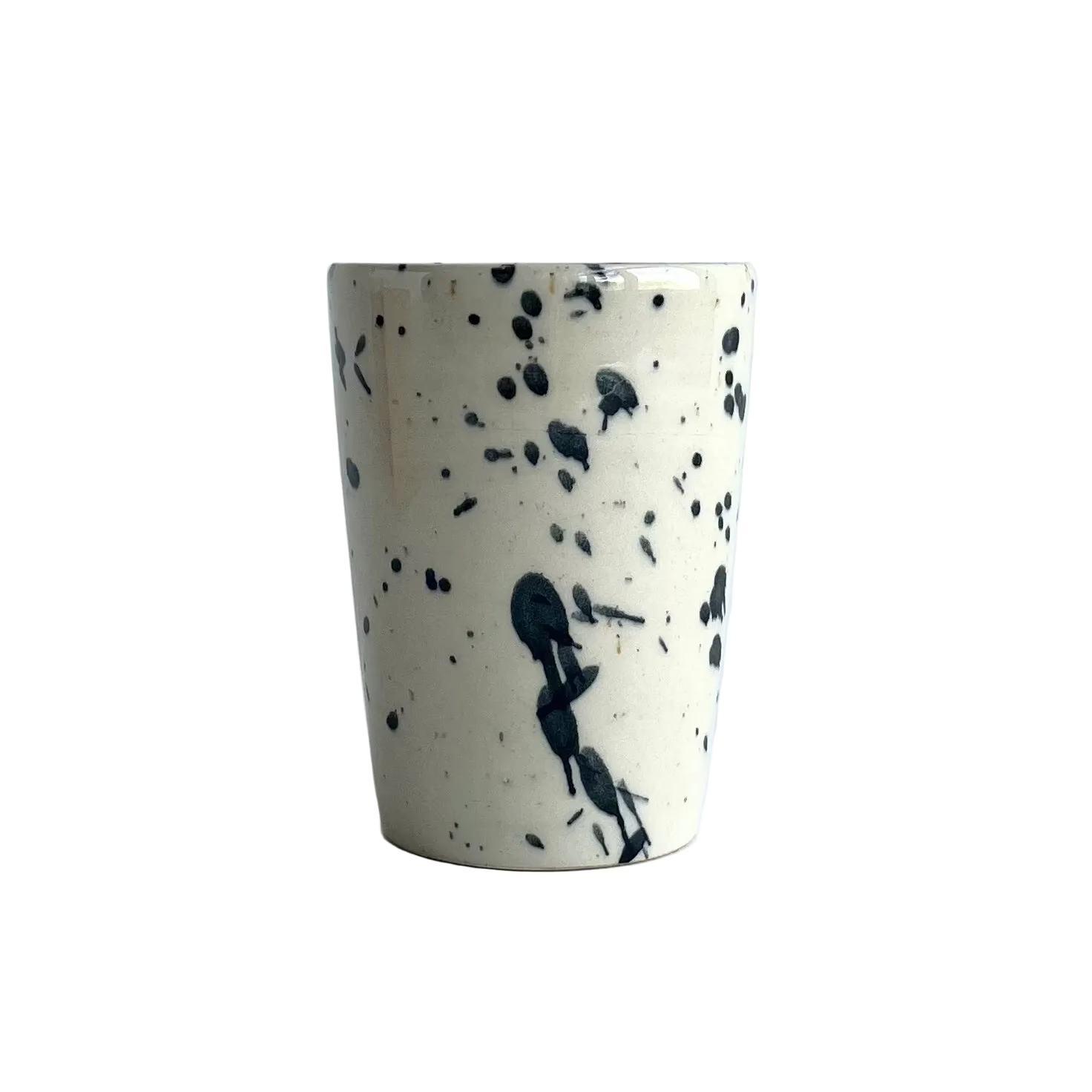 Tall keramik kop – Black splash