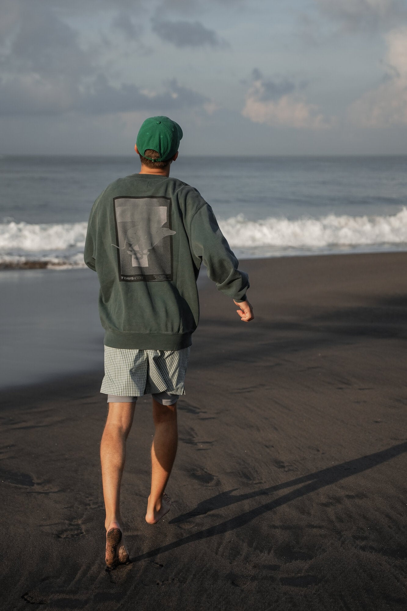 Regular sweatshirt - 065 Dusty Green