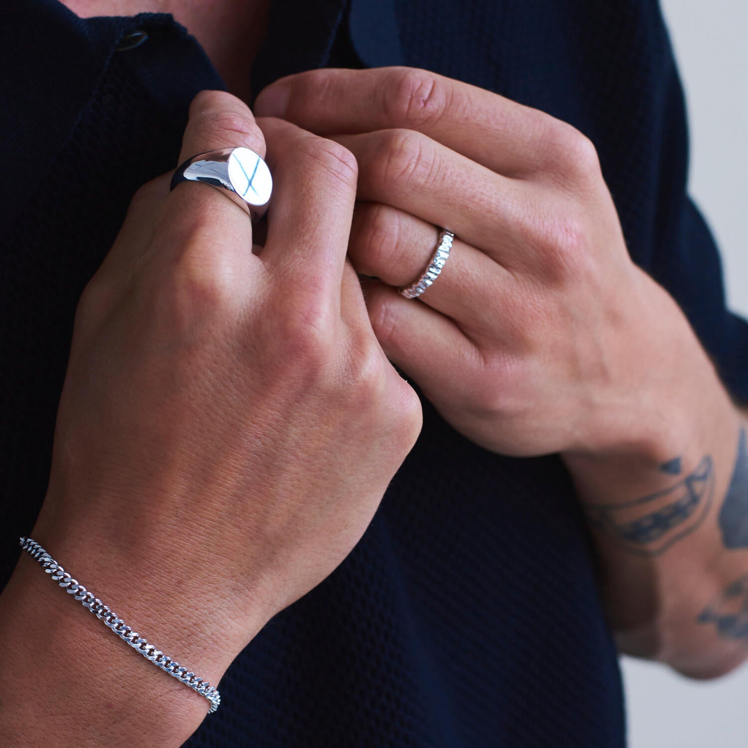 IX Crunchy Class ring - sølv