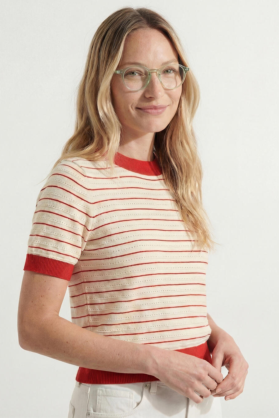 #D læsebrille - Green Fields