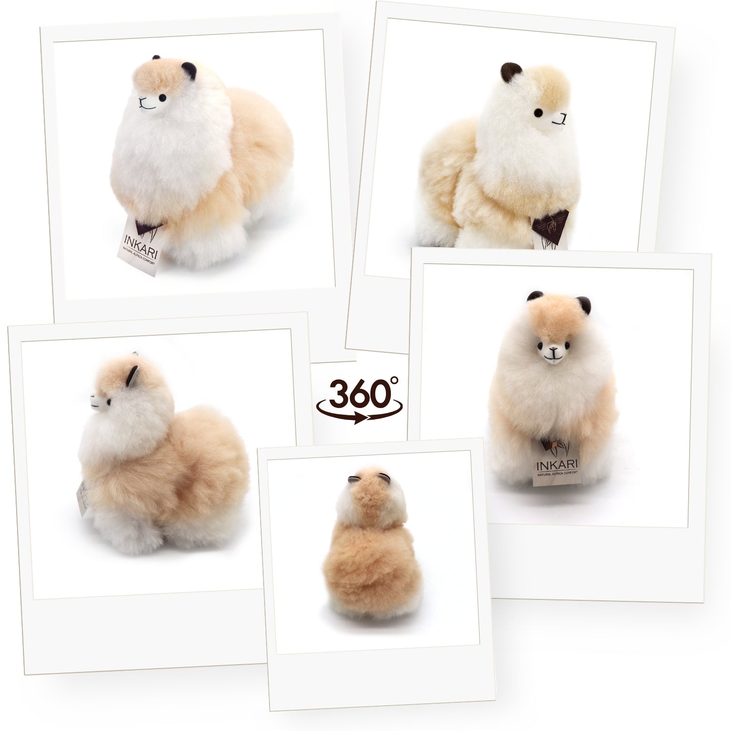 Alpaca Small, Vanilla - H23 cm